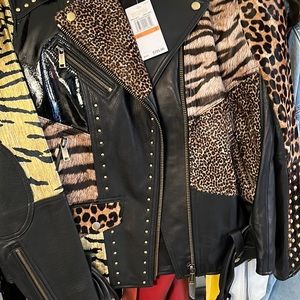 beautiful MK  leather jacket
